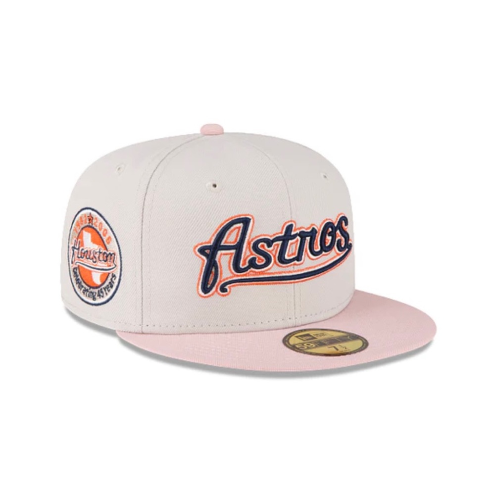 Just Caps Stone Pink 59FIFTY Fitted Cap Houston Astros 10May25